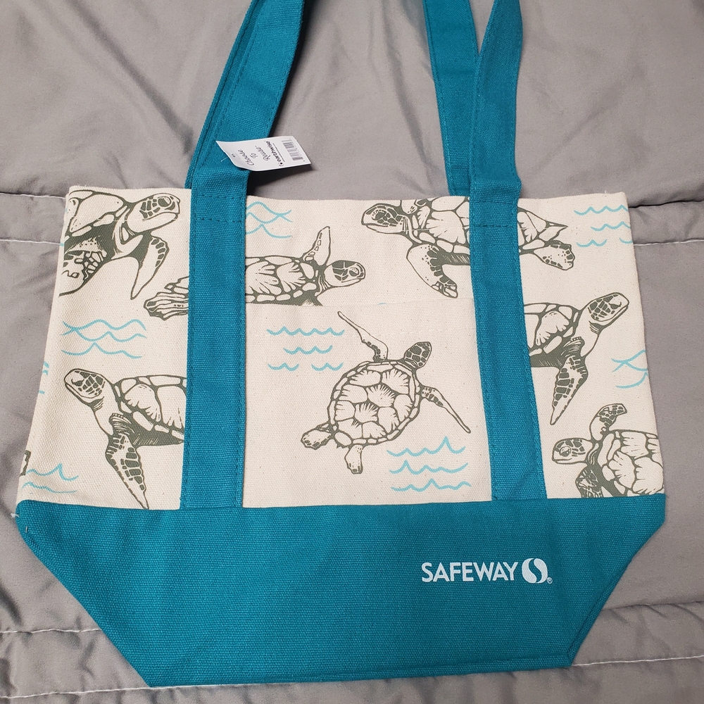 Safeway Sea Turtle Canvas Mini Tote Bag